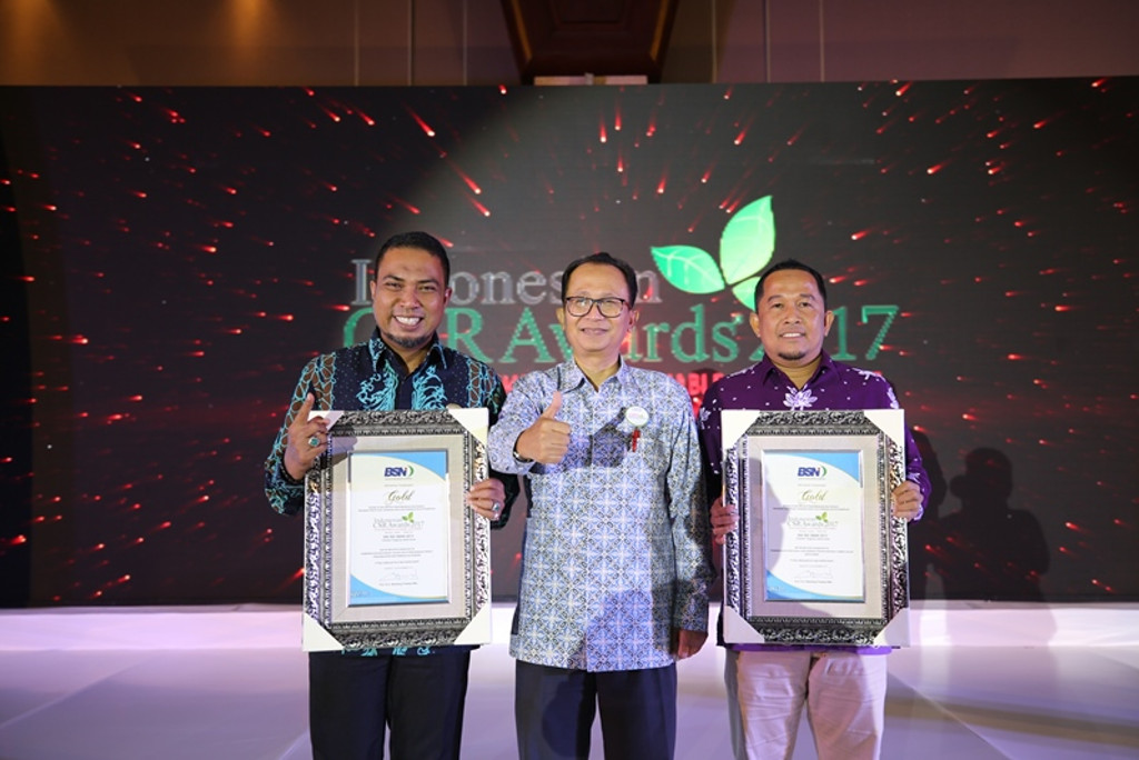 APRIL memenangkan penghargaan dalam Social Investment & Sustainable Development dalam Indonesia CSR Awards 2017