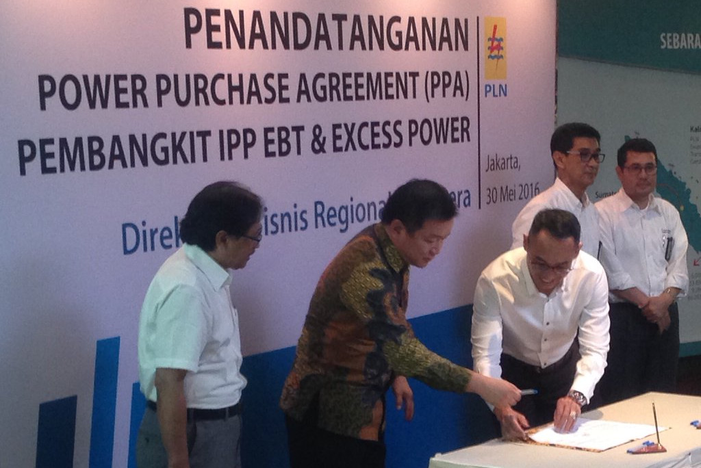 PT. RPE signed MOU with PLN Riau, increasing electricity supply to 15 megawatts, derived  from renewable energy