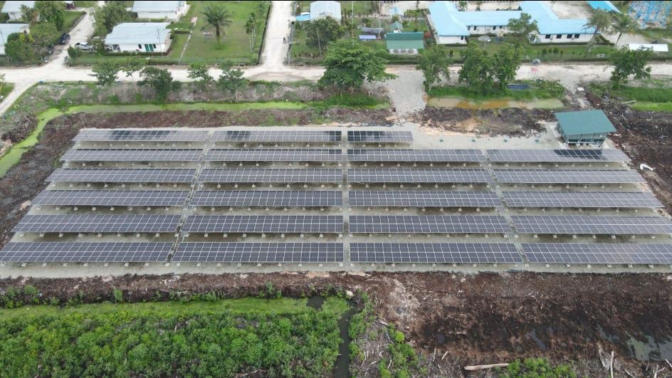 APRIL Pursues Commitment to Double its Solar Ambition to 50MW by 2030 solar panel at pelalawan estate — APRIL Asia