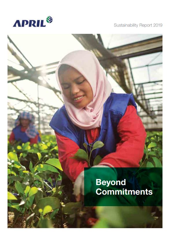 2020 Highlights Sustainability Report 2019 — APRIL Asia